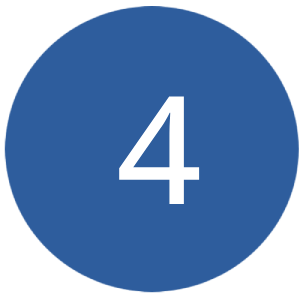 4 in blue circle