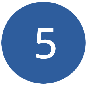 5 in blue circle