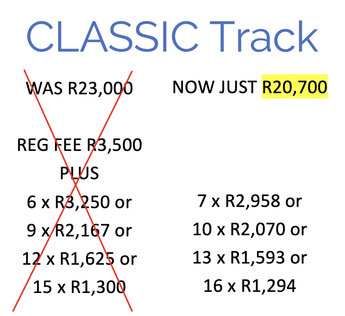CLASSIC Track EPP Discount