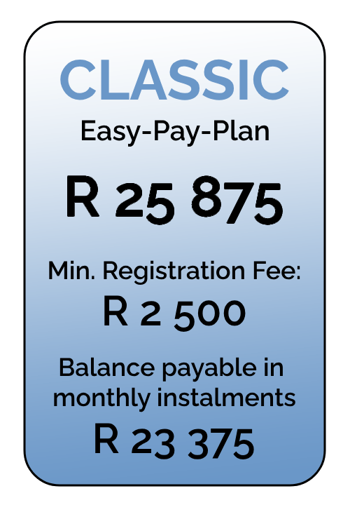 Fees: CLASSIC Easy-Pay-Plan R23375 Fees: CLASSIC Easy-Pay-Plan R23375