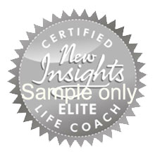 New Insights certified coach (ELITE) identifier