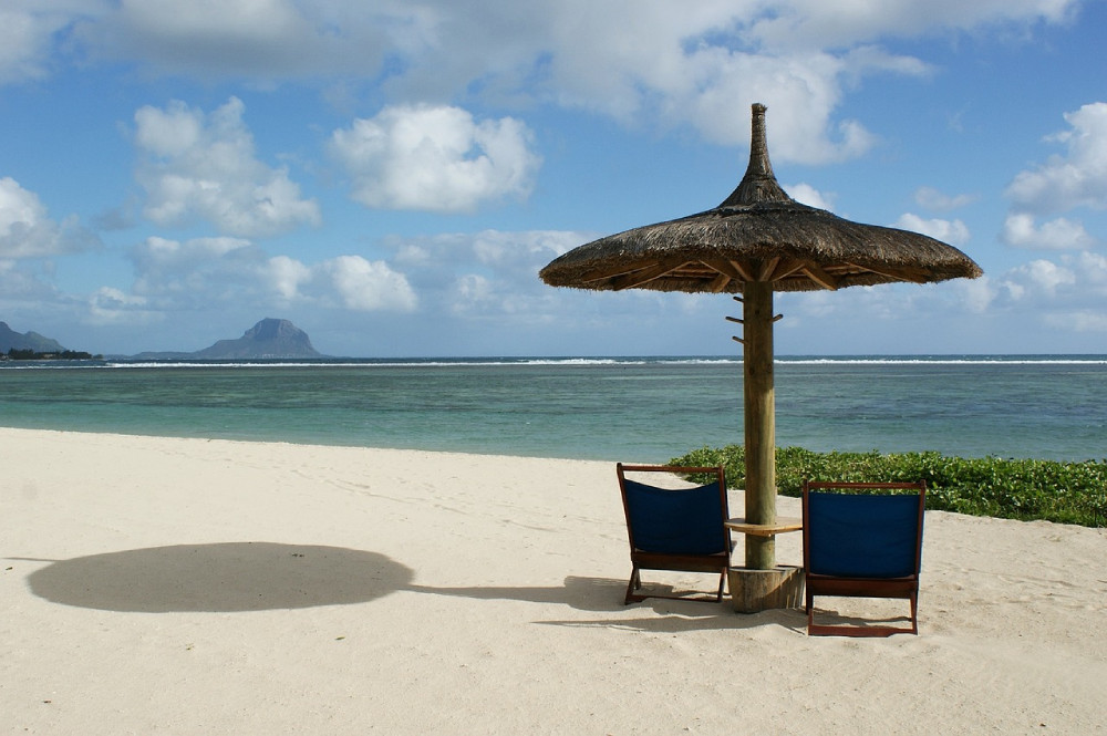 Mauritius beach view