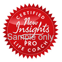 New Insights certified coach (PRO) identifier