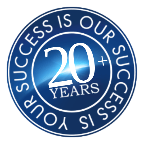 Your Success is Our Success 20+ years Your Success is Our Success 20+ years