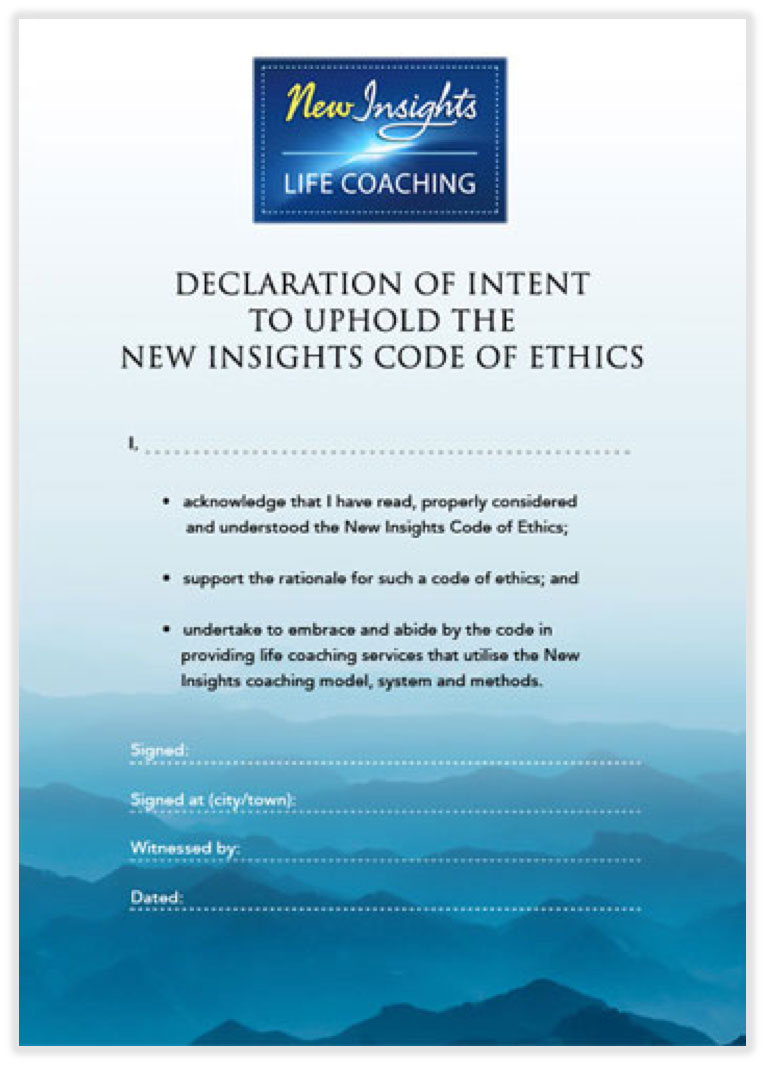 New Insights Code of Ethics