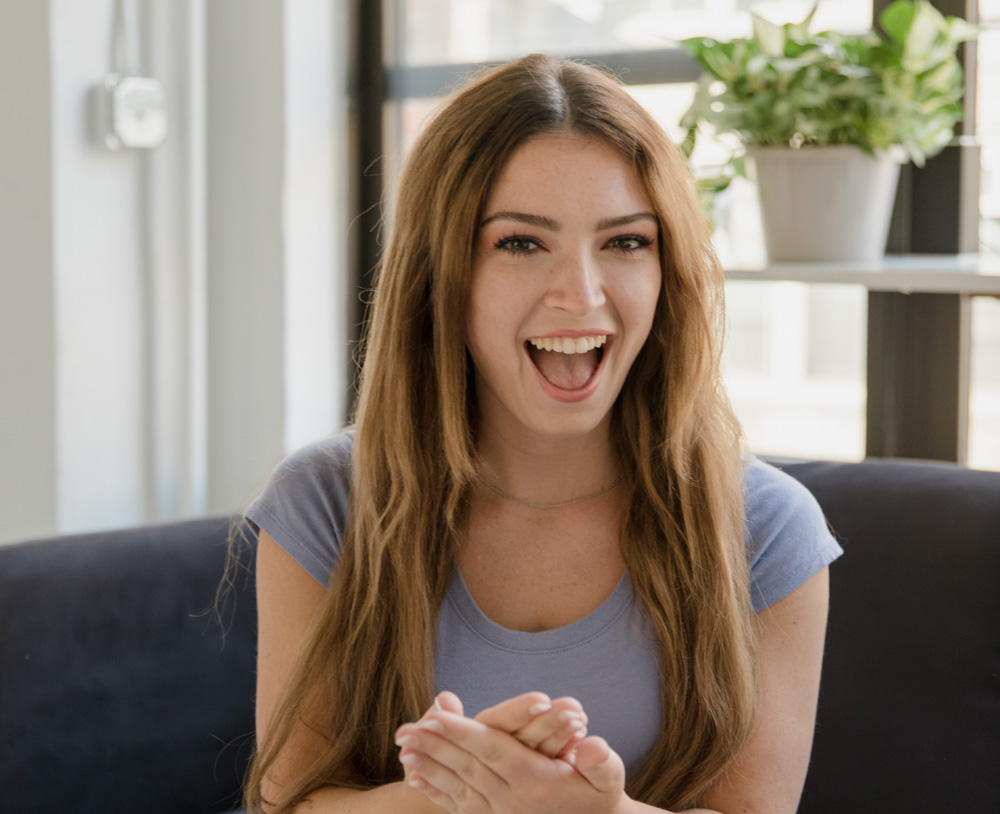 happy and excited woman happy and excited woman