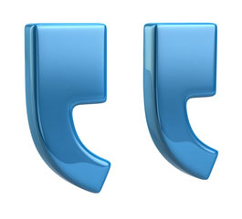 quotation marks