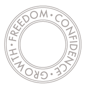 Freedom Confidence Growth stamp