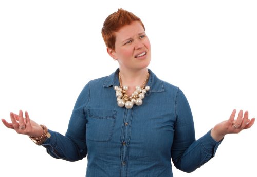 Woman confused