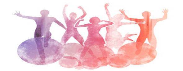 happy people shapes